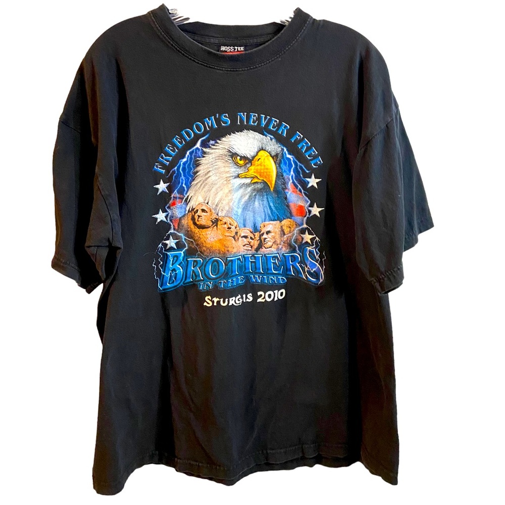 Vintage 2010 sturgis biker tee shirt size XL lightning